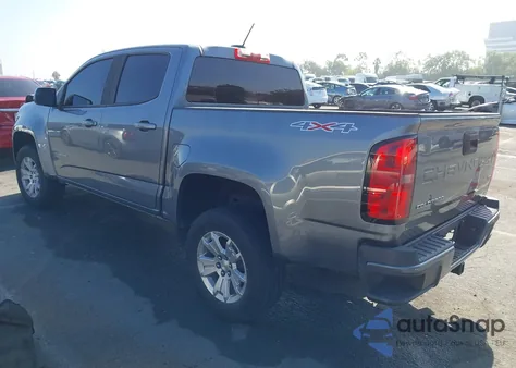 2022 Chevrolet Colorado 4Wd Short Box Lt from USA, damaged, VIN 1GCGTCEN0N1249489